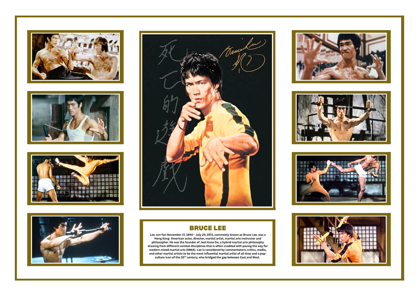 JACKIE CHAN SIGNED FRAMED LIMITED EDITION MEMORABILIA