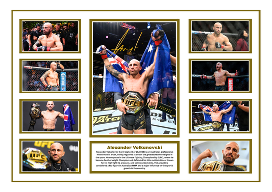 ALEXANDER VOLKANOVSKI SIGNED FRAMED LIMITED EDITION MEMORABILIA