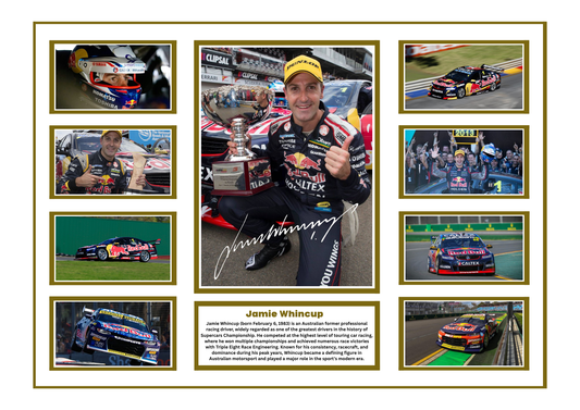 JAMIE WHINCUP SIGNED FRAMED LIMITED EDITION MEMORABILIA
